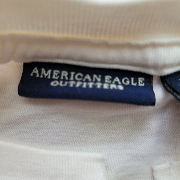 American Eagle T-Shirt - Like New - Off-White - Size: Medium - Picture 6 of 6